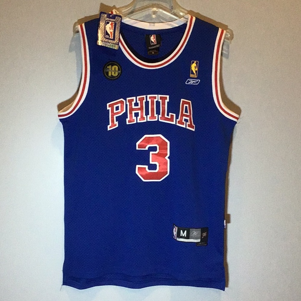 Allen IVERSON Philadelphia 76ers basketball jersey new